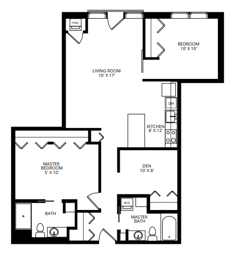 a blueprint of a floor plan of a house